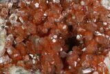 Hematite Included Calcite and Roselite Association - Morocco #130805-1